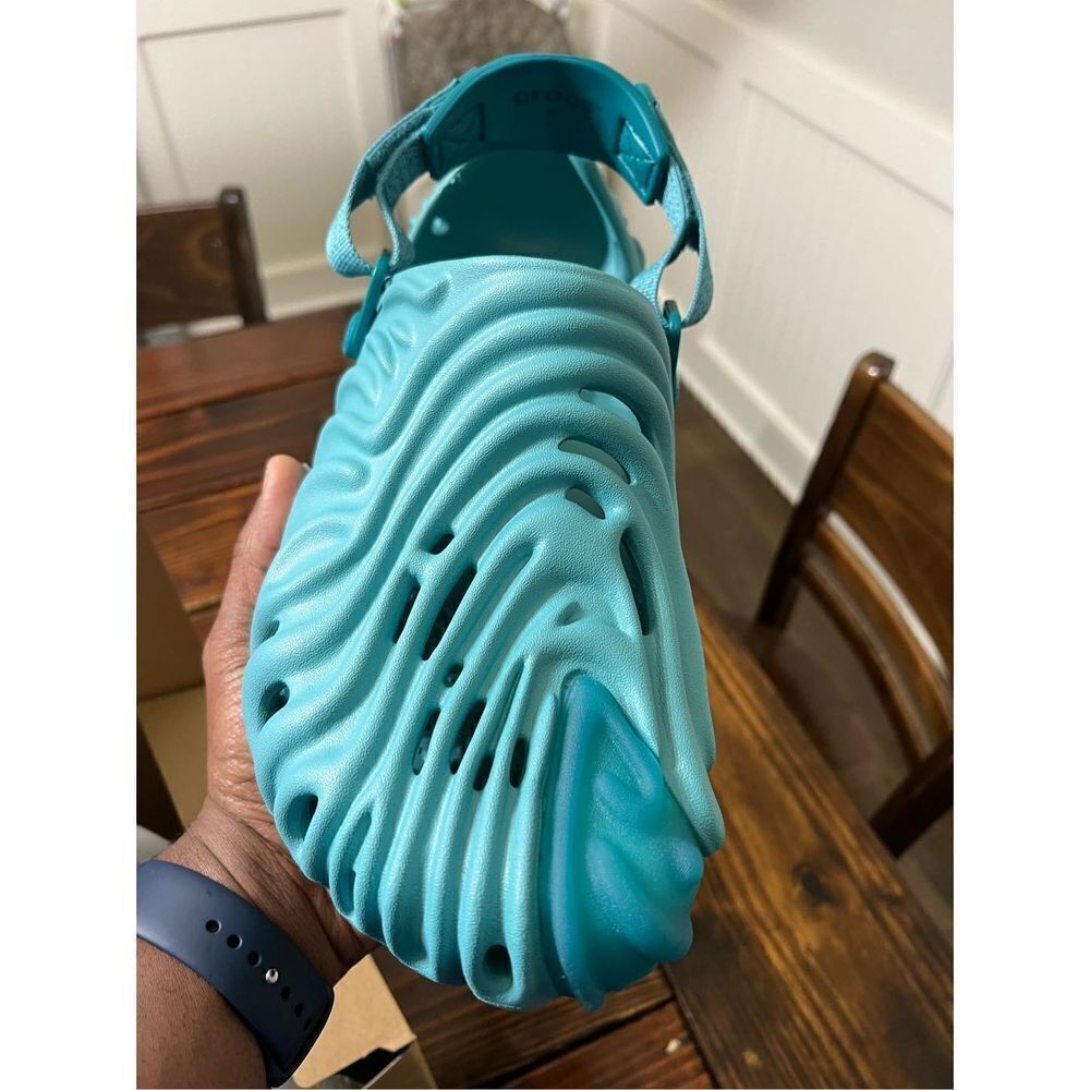 Crocs Pollex Clog by Salehe Bembury Size 13 Mens Teal Turquoise
